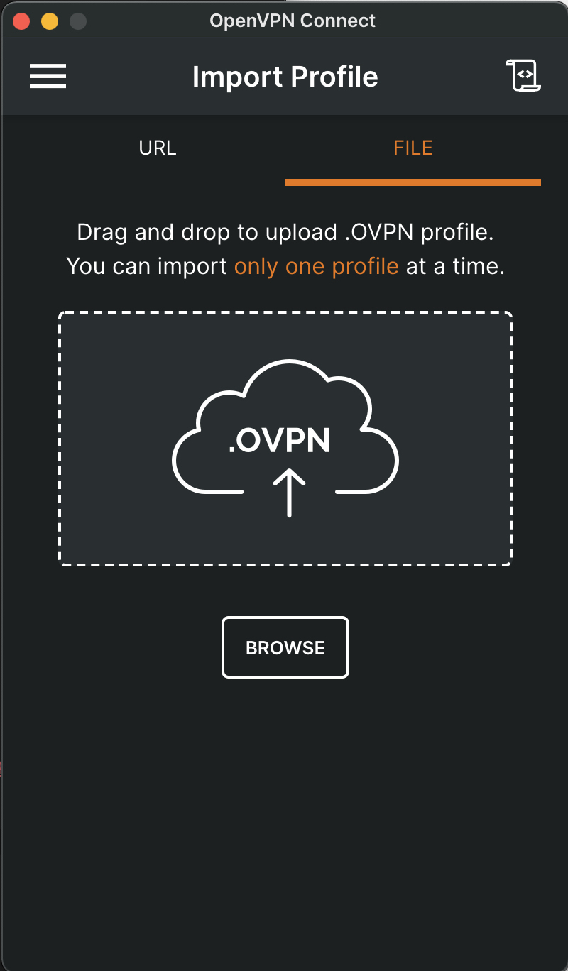 openvpn 匯入連線設定檔案